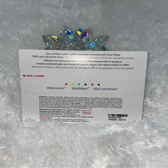 Color Street | Amethyst M ist a shimmery violet to indigo duochrome - Picture 8 of 13